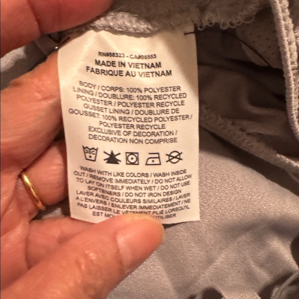 Nike Tempo Running Shorts Wolf Grey Lined Workout Gym NWT-3X - Picture 7 of 8